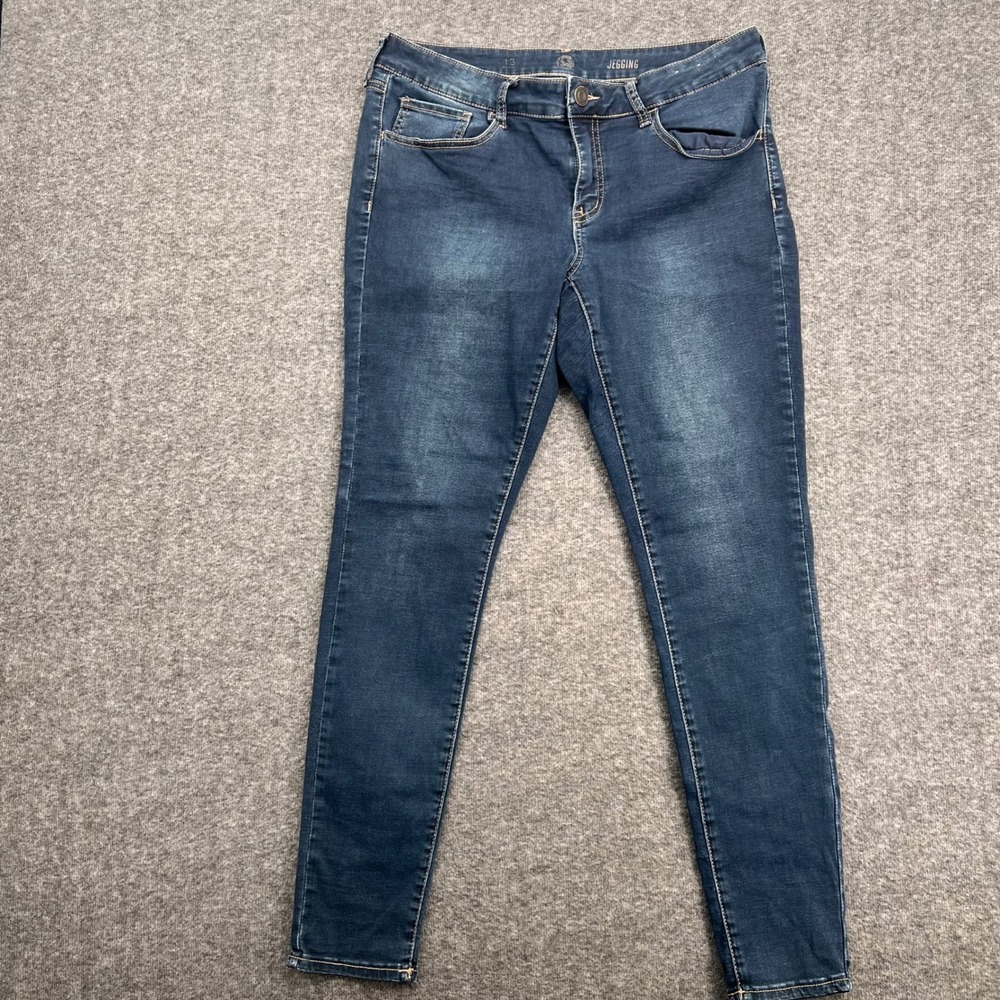 SO Authentic American Heritage Womens Jeggings Dark Wash Skinny Jeans Size 13